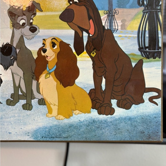 Vintage Disney's Lady & the Tramp Dog Quartet - Picture 3 of 5